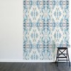 Tempaper & Co. 108"x78" Looking Glass Cobalt Peel And Stick Wallpaper - 2 of 4