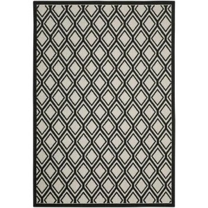 Oriental Weavers Torrey 4151G Light Grey/ Black Indoor/Outdoor Area Rug - 1'10" x 7'3" - 1 of 4