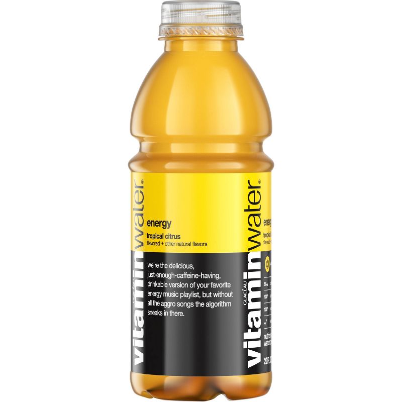 vitaminwater energy tropical citrus - 20 fl oz Bottle, 4 of 10