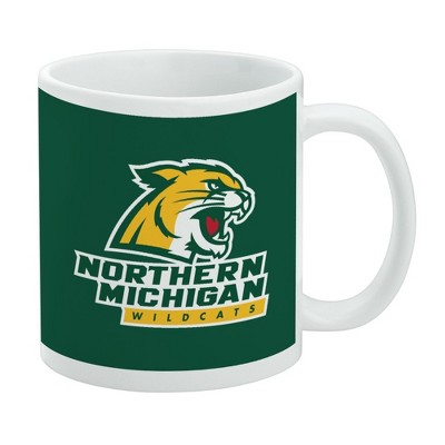 Northern Michigan Wildcats Logo Ceramic Coffee Mug Novelty Gift Mugs for Coffee Tea and Hot Drinks 11oz White