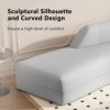 LOVMOR 109.4" Curved Chaise Lounge Modern Indoor Sofa Couch for Living Room - 4 of 4