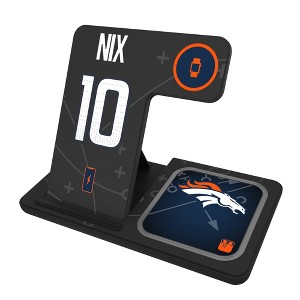 NFL Denver Broncos Players Game Tactic 15-Watt 3 in 1 Charging Station - 1 of 4