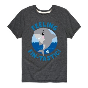 Boys' - Fisher Price - Feeling Fintastic Shark Short Sleeve Graphic T-Shirt - 1 of 4