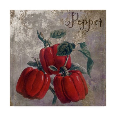 18" x 18" Medley Gold Peppers by Color Bakery - Trademark Fine Art