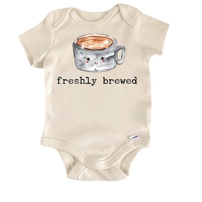 Freshly Coffee Brewed - Baby Boy Girl Clothes Infant Onesie® Funny Cute Newborn GS1