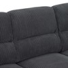 SKRAN 3 Seater Corduroy Sofa, Thick Foam-Padded Cushion Sofa, Mid-Century Modern Sofas With Armrests & Backrest For Living Room - 4 of 4