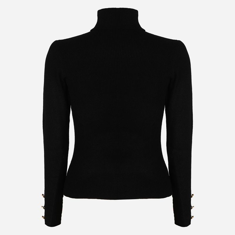 Women's Rib Turtleneck Fitted Sweater - Cupshe, 2 of 10