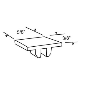 Brixwell Anti Rattle Guide For Steel Doors, Nylon Door Component, 5/8 ...