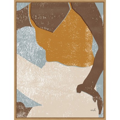 Amanti Art Casual III (Woman) by Moira Hershey Canvas Wall Art Print Framed 18 x 24-in.