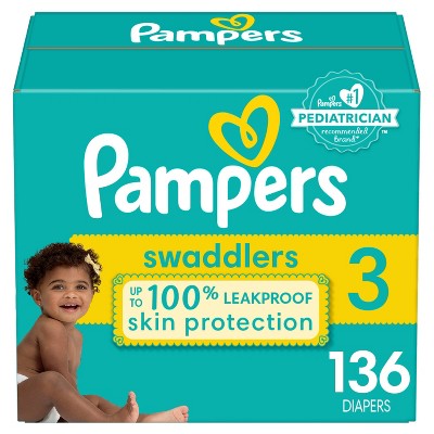 Pampers Swaddlers Diapers Enormous Pack - Size 3 - 136ct