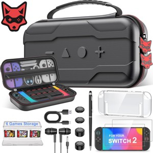 Beboncool 9 in 1 Travel Case for Nintendo Switch 2 Waterproof & Durable Gaming Bag - 1 of 4