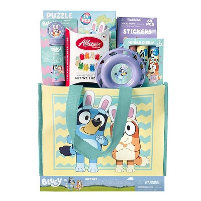 MegaToys Bluey Prefilled Easter Tote Gift Set - 16oz