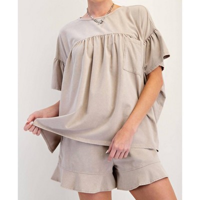 Women's Breezy Comfort Babydoll Top - Easel
