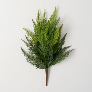Sullivans Artificial 17" Ruffled Fern Bush - 1 of 2