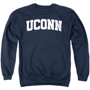 Men's University Of Connecticut School Name Arch Crewneck Sweatshirt - 1 of 4