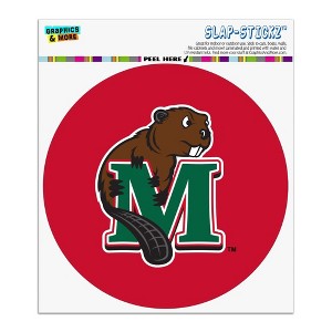 Minot State University Primary Logo Automotive Car Window Locker Circle Bumper Sticker - 1 of 4