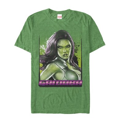 Men's Marvel Guardians of the Galaxy Gamora Portrait T-Shirt