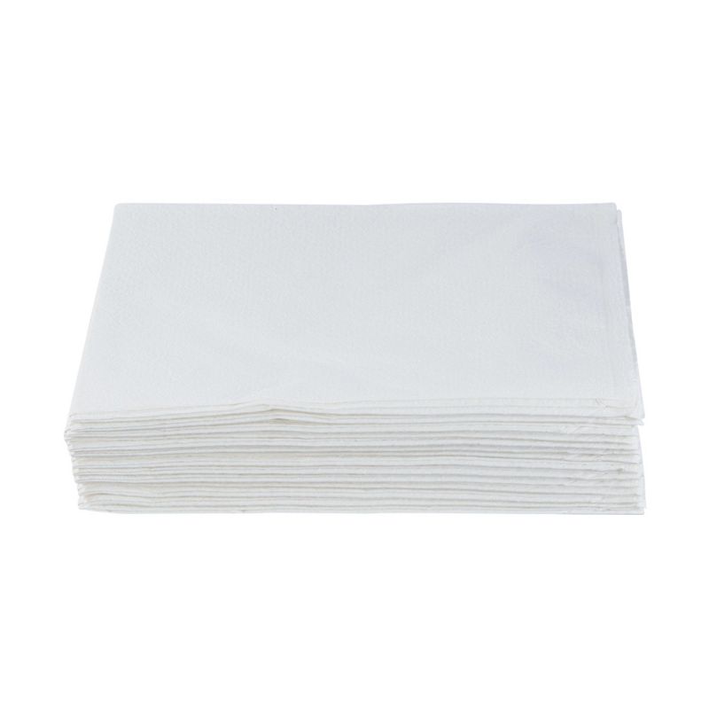 McKesson Pillowcase Standard 21 W x 30 L" Disposable White Tissue / Poly 18-917 100 Ct, 2 of 6