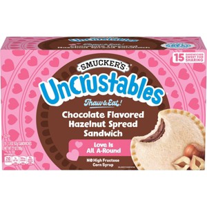 Smucker's Uncrustables Frozen Chocolate Flavored Hazelnut Spread Sandwich - 1 of 4