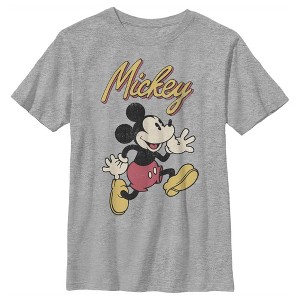 Boy's Disney Mickey Mouse Retro Running T-Shirt - 1 of 4