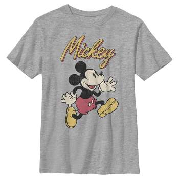 Boy's Disney Mickey Mouse Retro Running T-Shirt