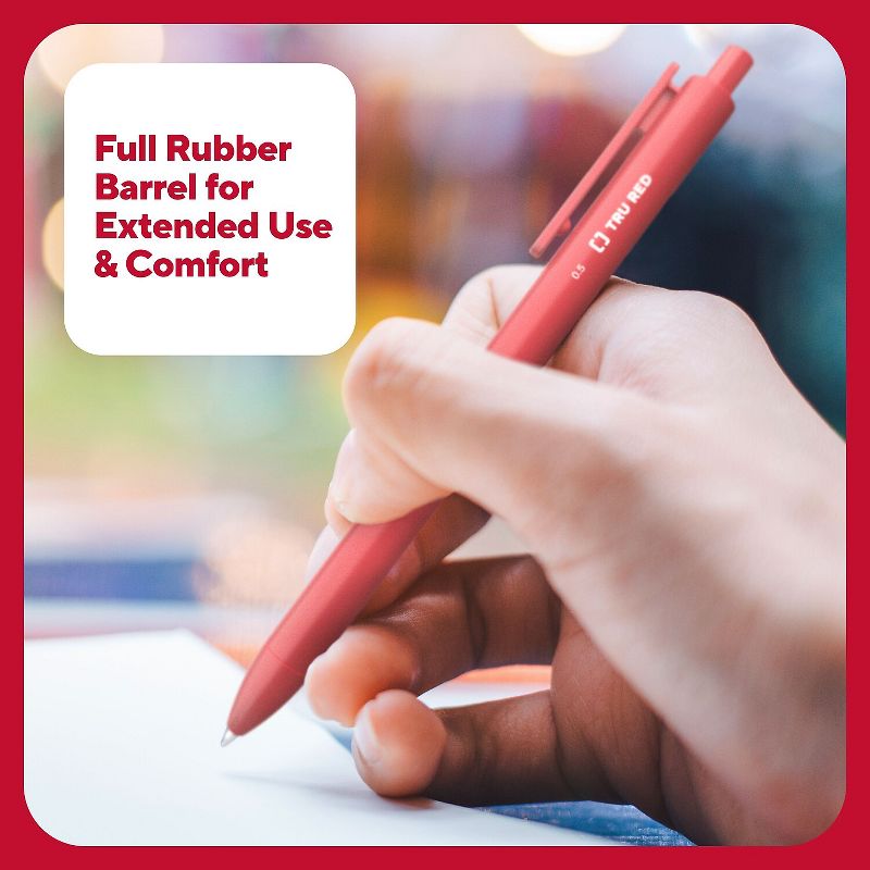 TRU RED Retractable Quick Dry Gel Pens Fine Point 0.5mm Asst TR54491, 5 of 10
