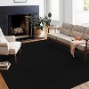 Acekool Brown Washable Area Rug 2x6, Solid Non Slip Low Pile Soft Carpet for Living Room, Bedroom, Kids, Nursery, Stain Resistant - 3 of 4