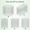 18-Pack (17*12inch) Garden Fence Panels, Plant Cages with Stakes & Ties, Metal Wire Mesh Animal Barrier for Vegetables - 3 of 4