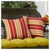Kensington Garden 2pk 17"x17" Square Outdoor Throw Pillows - 2 of 4