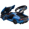2017 Dodge Viper ACR Competition Blue with Black Stripes 1/18 Model Car by Autoart - 2 of 4