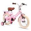 JOYSTAR Retro Style Girls Bike for Kids and Toddlers, Pink Green - 4 of 4