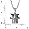 Star Wars The Mandalorian Grogu The Child Pendant Necklace, Stainless Steel, 22" Box Chain - 4 of 4