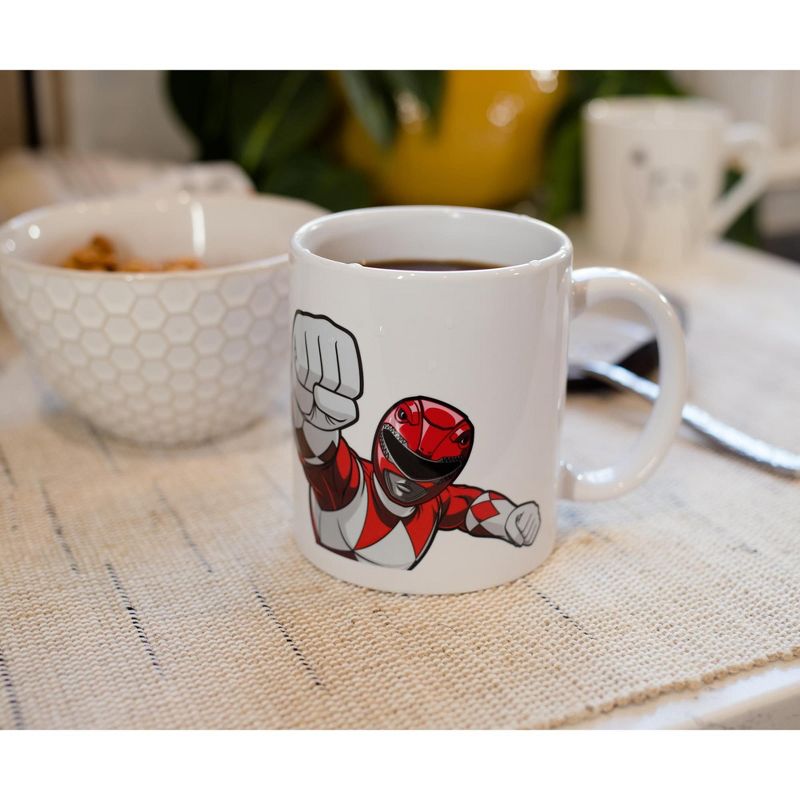 Surreal Entertainment Power Rangers Red Ranger Ceramic Mug Exclusive | Holds 11 Ounces, 5 of 7
