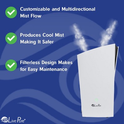 Graphite Ultrasonic Humidifier with Automatic Shutoff