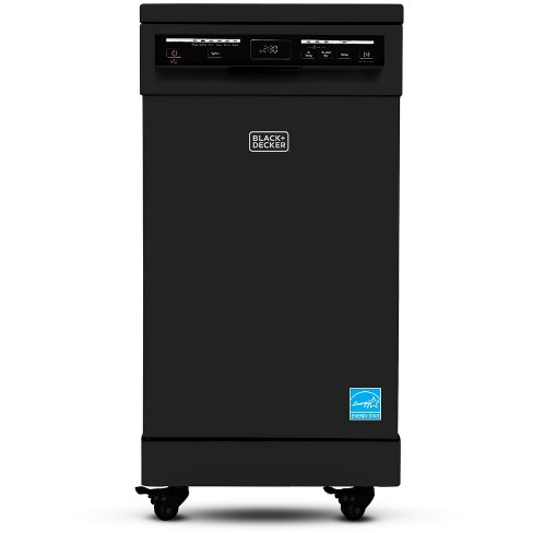  BLACK+DECKER Portable Dishwasher, 18 inches Wide, 8