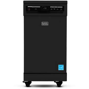 BLACK+DECKER Portable Dishwasher, 18 inches Wide, 8 Place Setting