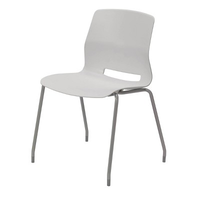 Lola Armless Stack Chair Light Gray - Olio Designs