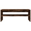vidaXL Coffee Table Smoked oak Engineered wood Medium Coffee Table - 4 of 4