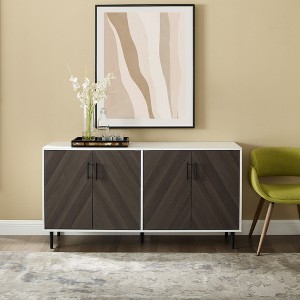 Bella Depot 58" Mid-Century Modern Buffet Cabinets - 1 of 4