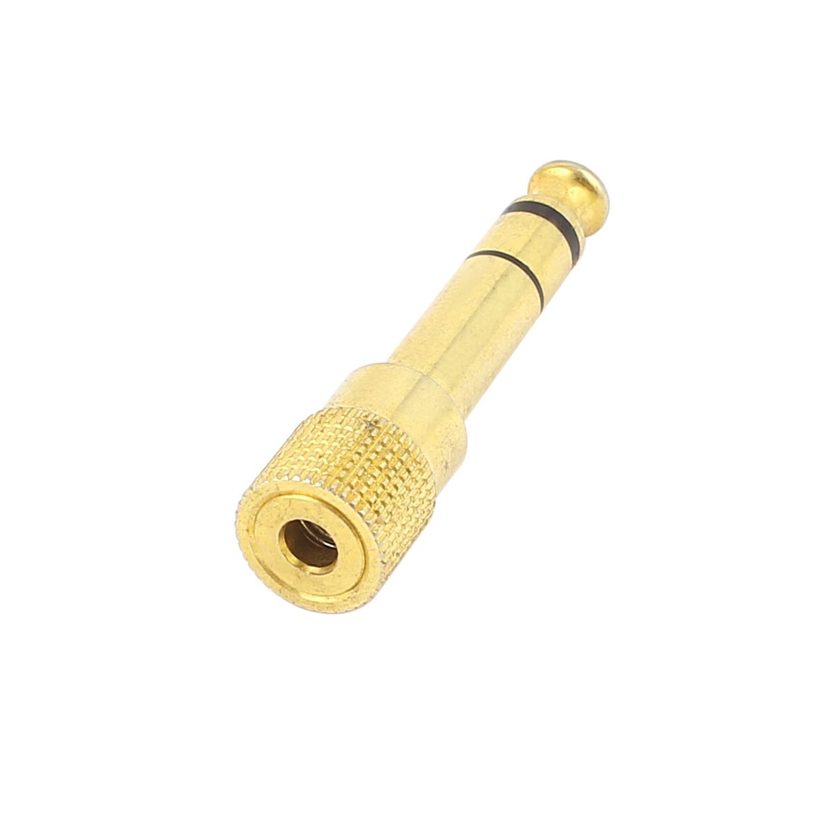 Unique Bargains Audio Adapter Gold Tone 1 Pc - thumbnail 5