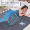 15 Lbs Grey Weighted Blanket, 48x 72, Cooling Breathable for 140 - 160 Lbs, Machine Washable - 3 of 4