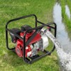 VEVOR Gasoline Powered Trash Pump, 2 in/50 mm, 7HP 132GPM 4-Stroke Gasoline Engine Water Transfer Pump with 25 ft/7.62 m Outlet Hose Max 98 ft Lift - 2 of 4