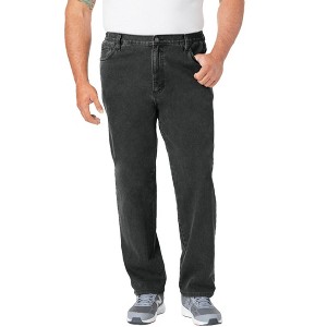 Liberty Blues by KingSize Straight-Fit Stretch 5-Pocket Jeans - 1 of 4