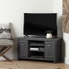 HomeStock Corner TV Stand with Sliding Doors - 3 of 4