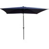 PAGED Rectangular Patio Umbrella Modern Market Umbrella with Tilt Function and Crank for Garden and Poolside, Base Not Included - 3 of 4