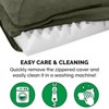 FurHaven Two-Tone Faux Fur & Suede Deluxe Chaise Lounge Orthopedic Sofa Dog Bed - 4 of 4