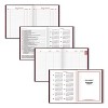 Standard Diary Daily Diary, 2026 Edition, Medium/College Rule, Red Cover, (200) 9.5 x 7.5 Sheets - 4 of 4