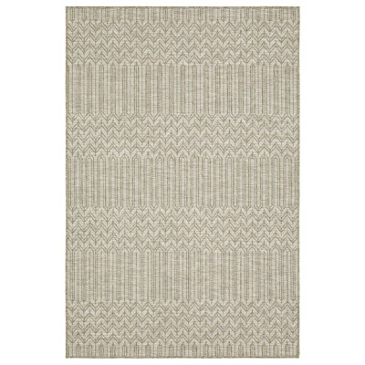 Oriental Weavers Tortuga TR09A Beige/ Black Indoor/Outdoor Area Rug - 6'7" x 9'2"
