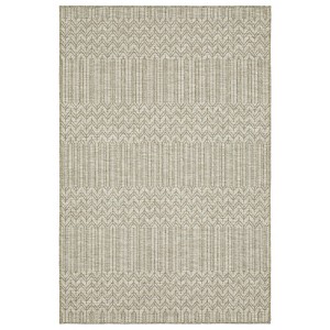 Oriental Weavers Tortuga TR09A Beige/ Black Indoor/Outdoor Area Rug - 3'3" x 5' - 1 of 4