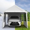 GustoWave 13x20x10ft Waterproof UV-Resistant Heavy-Duty Canopy Carport Shelter - 2 of 4
